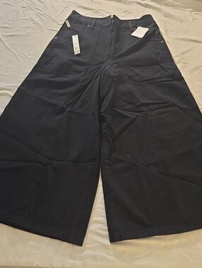 Men's Marc Jacobs Black Wide-Leg Casual Pant NWT Size 28 Waist